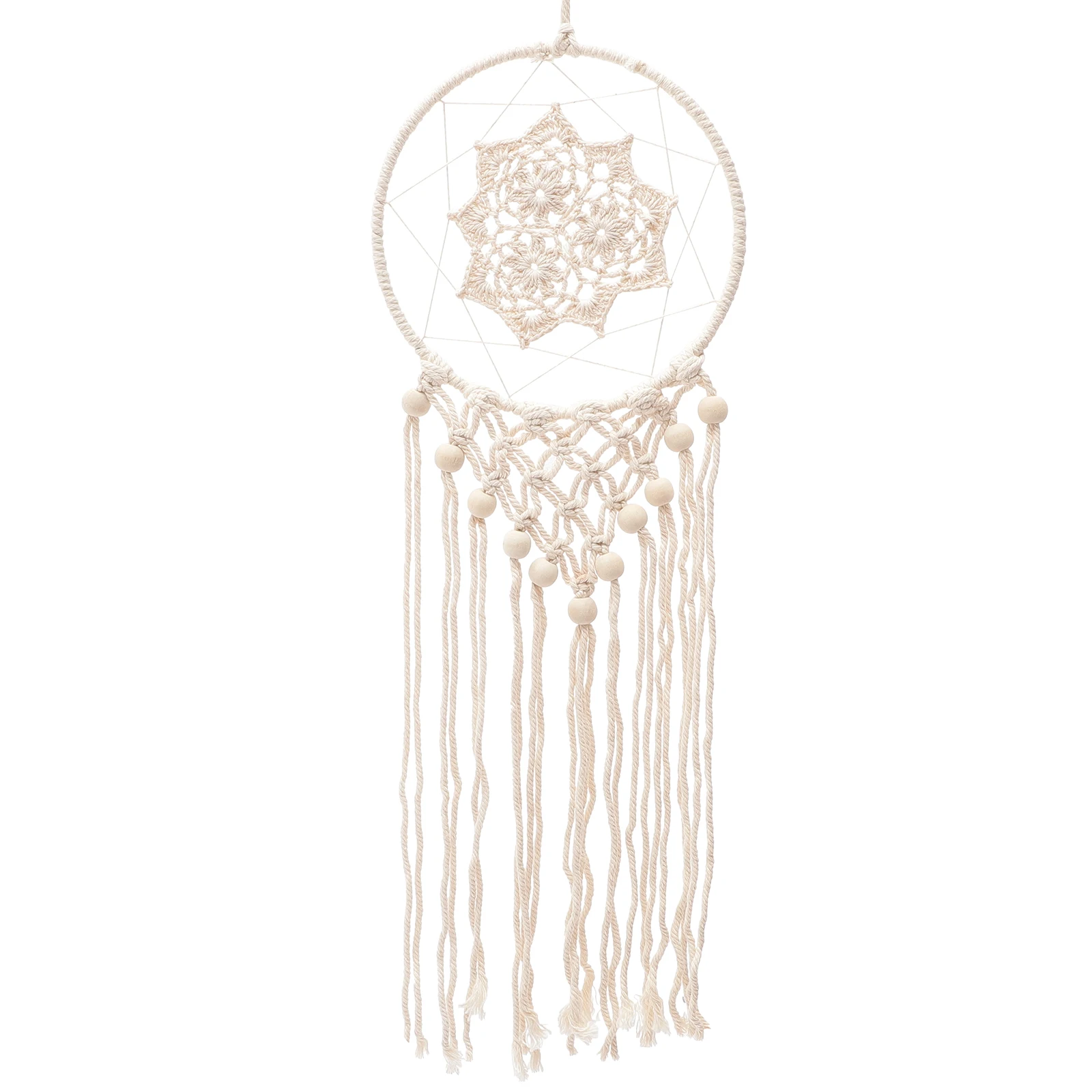 Macrame Dream Catcher Wall Hanging - Cotton Rope Bedroom Decor 2 S90ce8d07c751477da0bc8f0249736b307