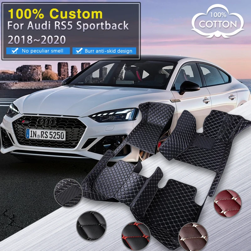 Car Floor Mats For Audi RS5 8W6 Sportback 2018 ~ 2020 Luxury Leather Mat Set Protective Carpet Rug Interior Part Car Accessories
Car Floor Mats For Audi RS5 8W6 Sportback 2018 ~ 2020 Luxury Leather Mat Set Protective Carpet Rug Interior Part Car Accessories