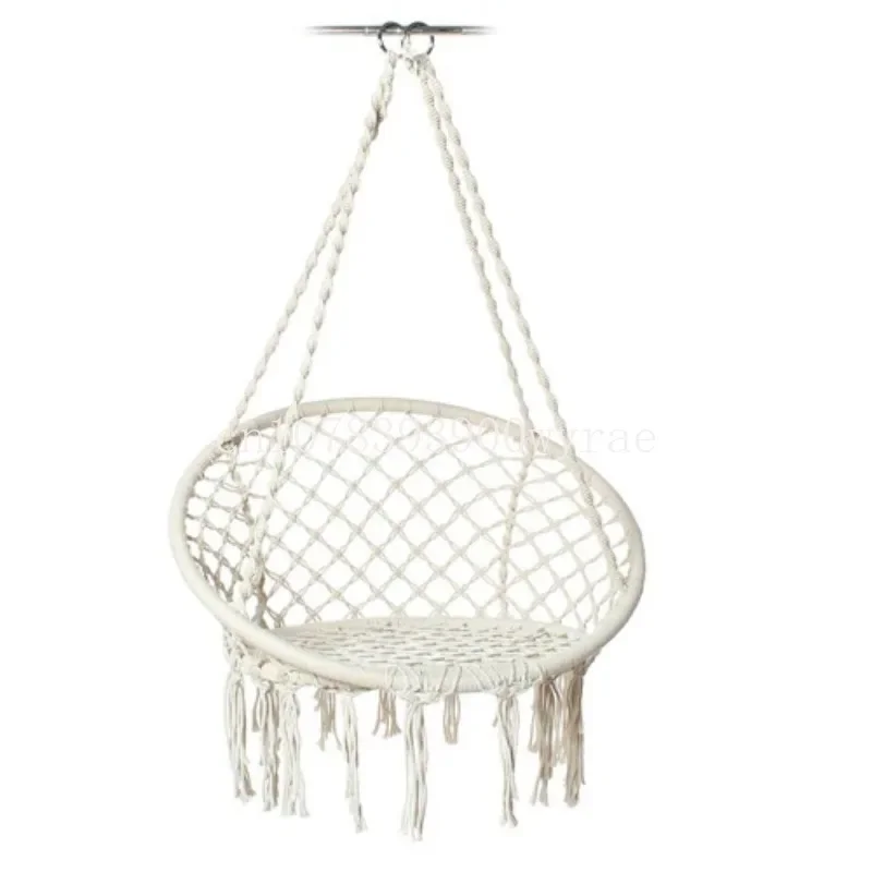 Nordic Garden Swing Cotton Rope Hammock Hanging Chair Handmade Knitted Indoor Outdoor Kids Swing Bed Outdoor Furniture 150 KG
Nordic Garden Swing Cotton Rope Hammock Hanging Chair Handmade Knitted Indoor Outdoor Kids Swing Bed Outdoor Furniture 150 KG