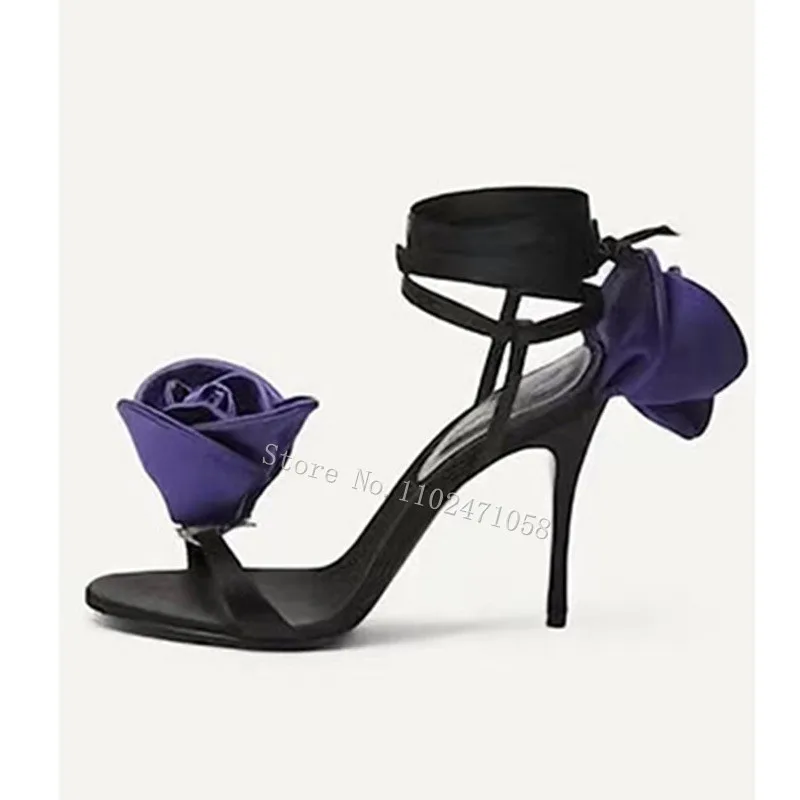 Mixed Color Silk Rose Flowers Ankle Lace-Up Sandals Women Slingback Peep Toe Thin Heels Shoes One Strap Ladies Party Hight Heels
Mixed Color Silk Rose Flowers Ankle Lace-Up Sandals Women Slingback Peep Toe Thin Heels Shoes One Strap Ladies Party Hight Heels