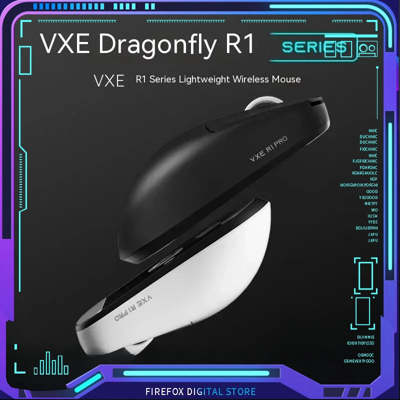 Vgn Vxe Dragonfly R1 Wireless Mouse Bluetooth Three-mode 2.4G PAW3395 Lightweight Ergonomic PC/MAC Gift E-sports Gaming Mouse
Vgn Vxe Dragonfly R1 Wireless Mouse Bluetooth Three-mode 2.4G PAW3395 Lightweight Ergonomic PC/MAC Gift E-sports Gaming Mouse
