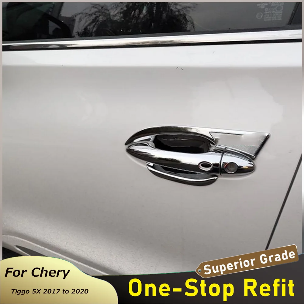 2017 2018 2019 2020 для Chery Tiggo 5X ABS хромированные наружные дверные ручки для автомобилей, облицовка, рамка, автомобильные аксессуары
2017 2018 2019 2020 для Chery Tiggo 5X ABS хромированные наружные дверные ручки для автомобилей, облицовка, рамка, автомобильные аксессуары