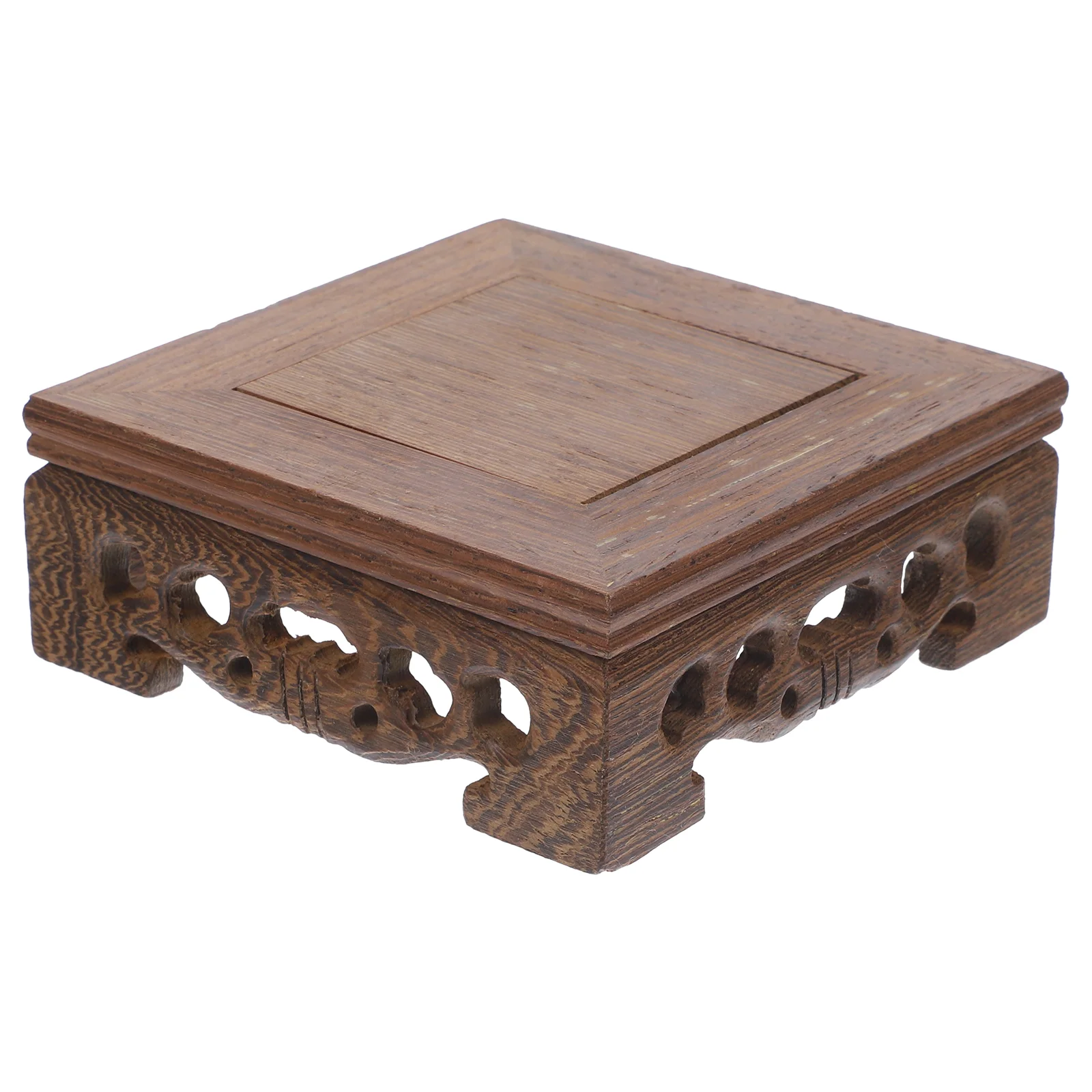 Wood Carving Display Pedestal Vintage Style Vase Display Rack Square Charm Display Stand Home Decor
Wood Carving Display Pedestal Vintage Style Vase Display Rack Square Charm Display Stand Home Decor