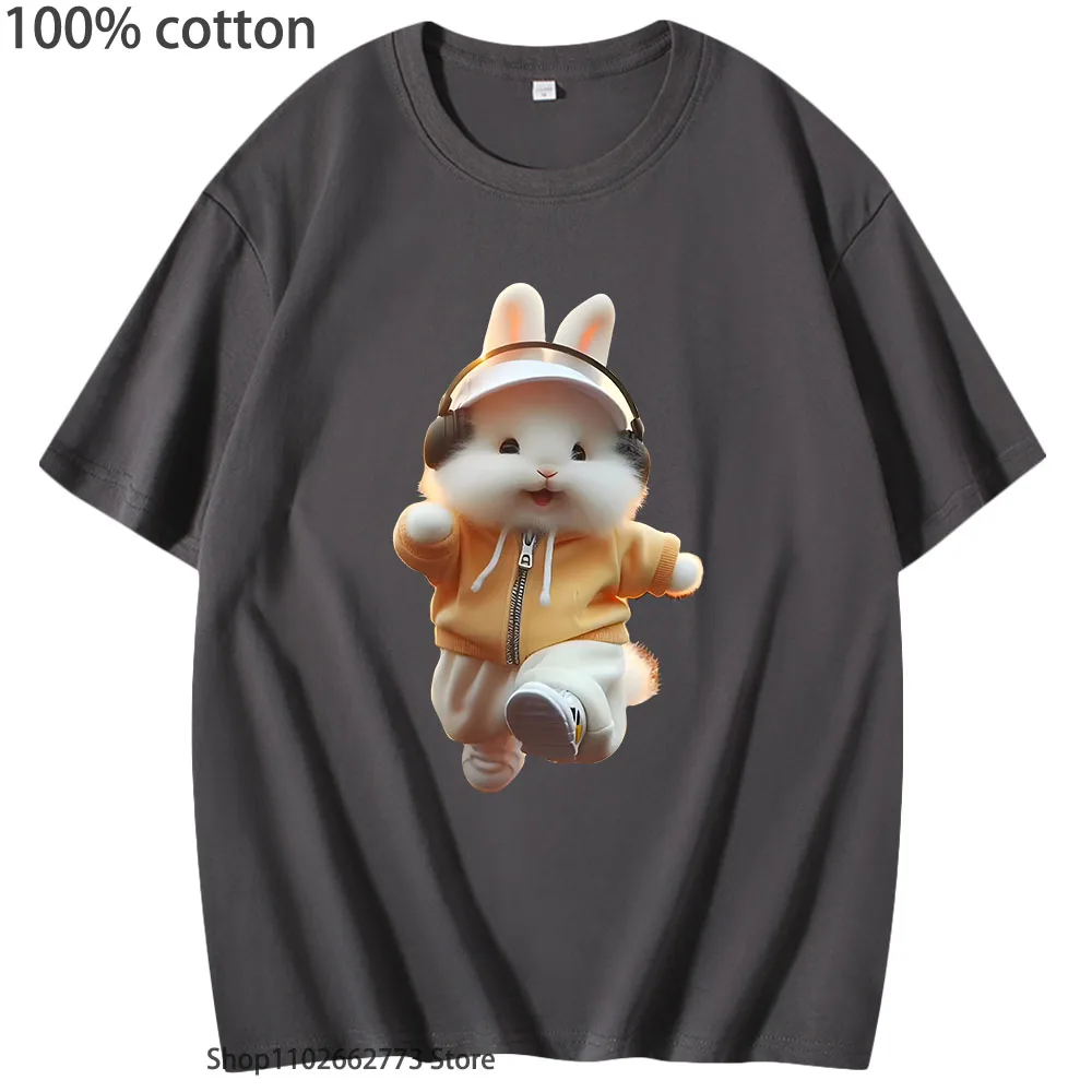 The Cat Wearing Headphones To Running T-Shirts Kawaii Cute Tees Girls Top 100% Cotton Summer Clothes Women Soft Casual Men Shirt 
The Cat Wearing Headphones To Running T-Shirts Kawaii Cute Tees Girls Top 100% Cotton Summer Clothes Women Soft Casual Men Shirt
