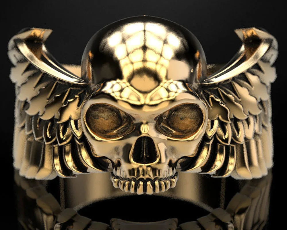 Кольца из серебра 925 пробы с демоном, крылом ангела, черепом
Кольца из серебра 925 пробы с демоном, крылом ангела, черепом