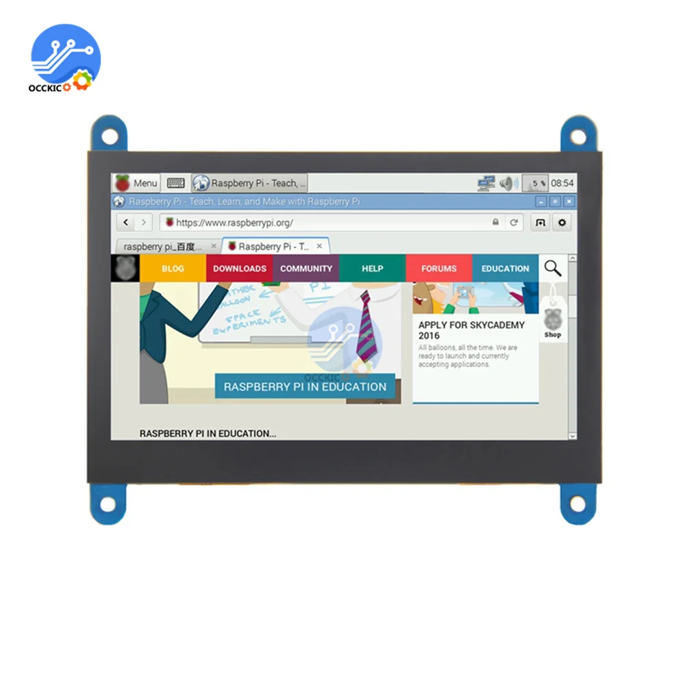 4.3 Inch Capacitive Touch Screen Panel Resolution 800*480 for Raspberry Pi 3B+/4B BB Black For Banana Pi Support Windows 10/8/7
4.3 Inch Capacitive Touch Screen Panel Resolution 800*480 for Raspberry Pi 3B+/4B BB Black For Banana Pi Support Windows 10/8/7