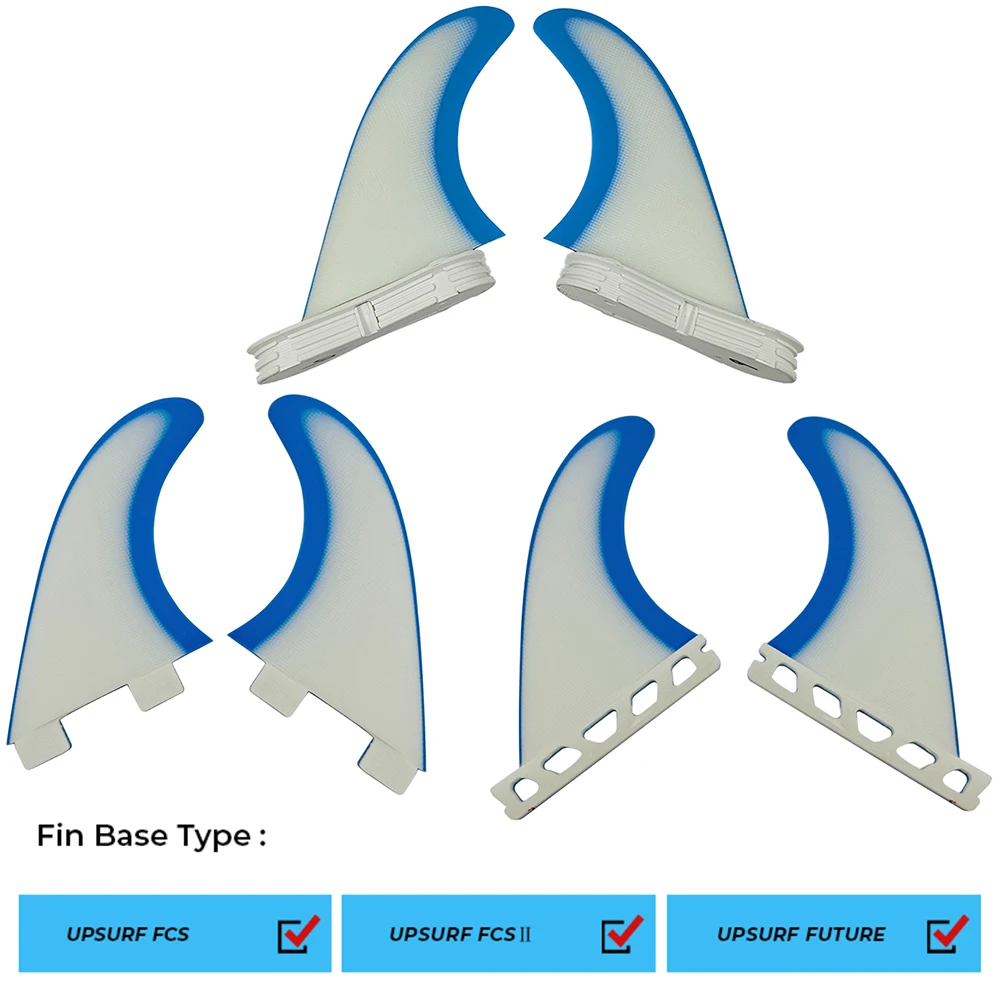 2 Pieces Surf Fins G5i Double Tabs/Double Tabs 2/Single Tabs Surfboard Fin Twin Fins Blue With White Fibreglass Fins For Surfing
2 Pieces Surf Fins G5i Double Tabs/Double Tabs 2/Single Tabs Surfboard Fin Twin Fins Blue With White Fibreglass Fins For Surfing