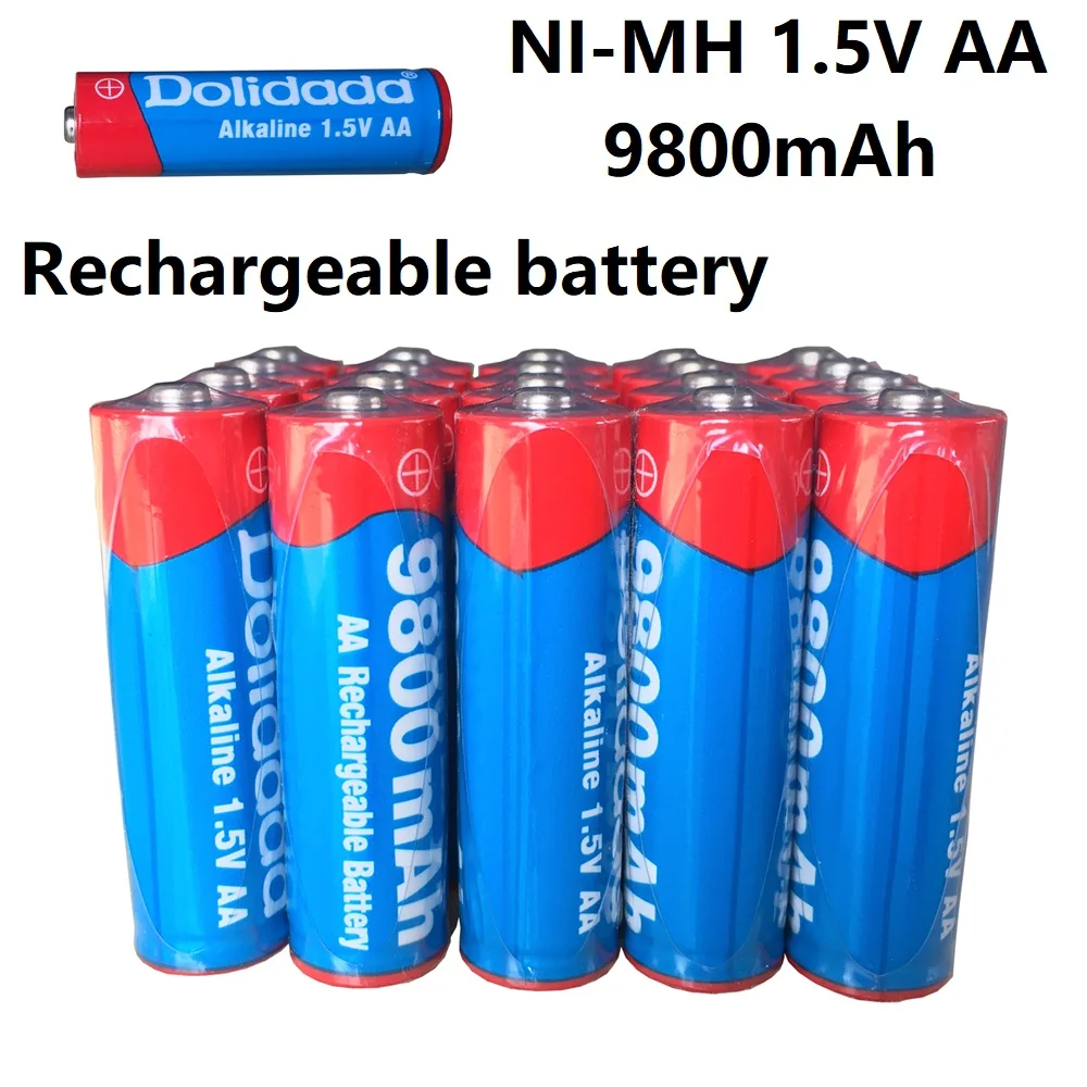 Free Shipping NI-MH 1.5V AA 9800mAh Rechargeable Nickel Hydrogen Battery Charger Used for Electric Toy, MP3/MP4 Player, Etc 
Free Shipping NI-MH 1.5V AA 9800mAh Rechargeable Nickel Hydrogen Battery Charger Used for Electric Toy, MP3/MP4 Player, Etc
