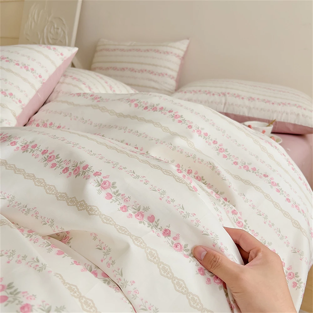 1PC Duvet Cover Pastoral Style Quilt Cover 100% Cotton Comforter Cover Soft Comfortable Bed Cover Bedroom Decor No Pillowcase
1PC Duvet Cover Pastoral Style Quilt Cover 100% Cotton Comforter Cover Soft Comfortable Bed Cover Bedroom Decor No Pillowcase