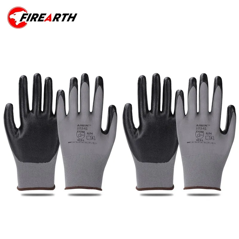 1/2/5/6/10/12/24 Pairs Work Gloves Security Protection Nitrile Gloves Smooth Working Gloves for Construction Gardening Gloves 
1/2/5/6/10/12/24 Pairs Work Gloves Security Protection Nitrile Gloves Smooth Working Gloves for Construction Gardening Gloves