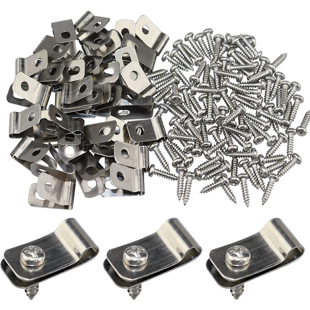 100/200PCS Fence Wire Clamps Agricultural Fencing Mounting Clips Stainless Steel Wire Protect Farm Home Farm Tools
100/200PCS Fence Wire Clamps Agricultural Fencing Mounting Clips Stainless Steel Wire Protect Farm Home Farm Tools