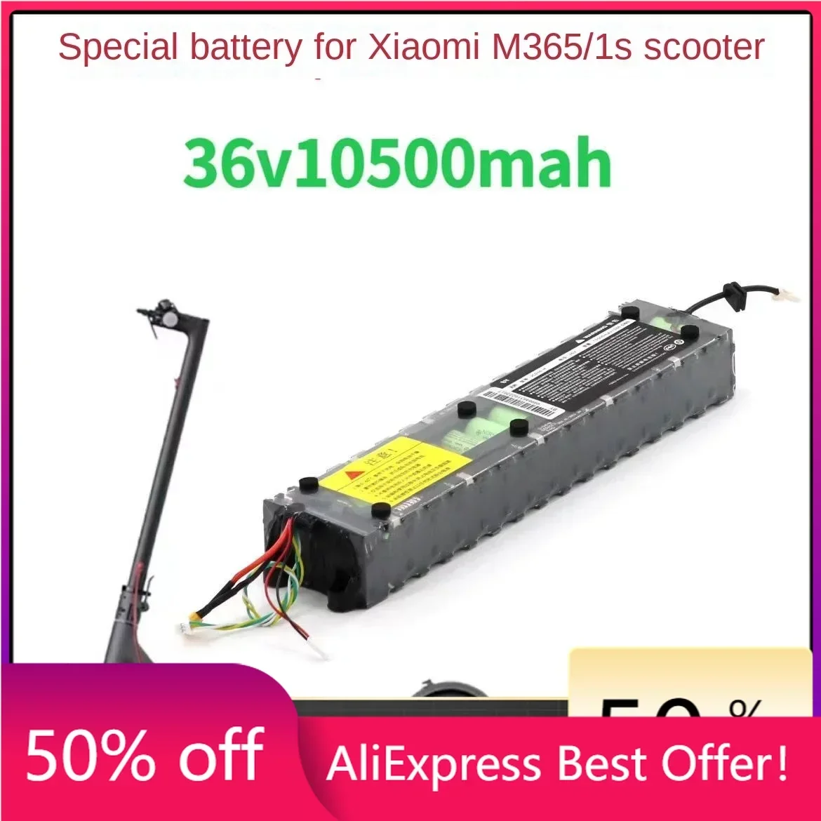 36V 10.5Ah Wholesale Rechargeable Battery Pack for Xiaomi M365 Electric Scooter with APP Protection Board 
36V 10.5Ah Wholesale Rechargeable Battery Pack for Xiaomi M365 Electric Scooter with APP Protection Board