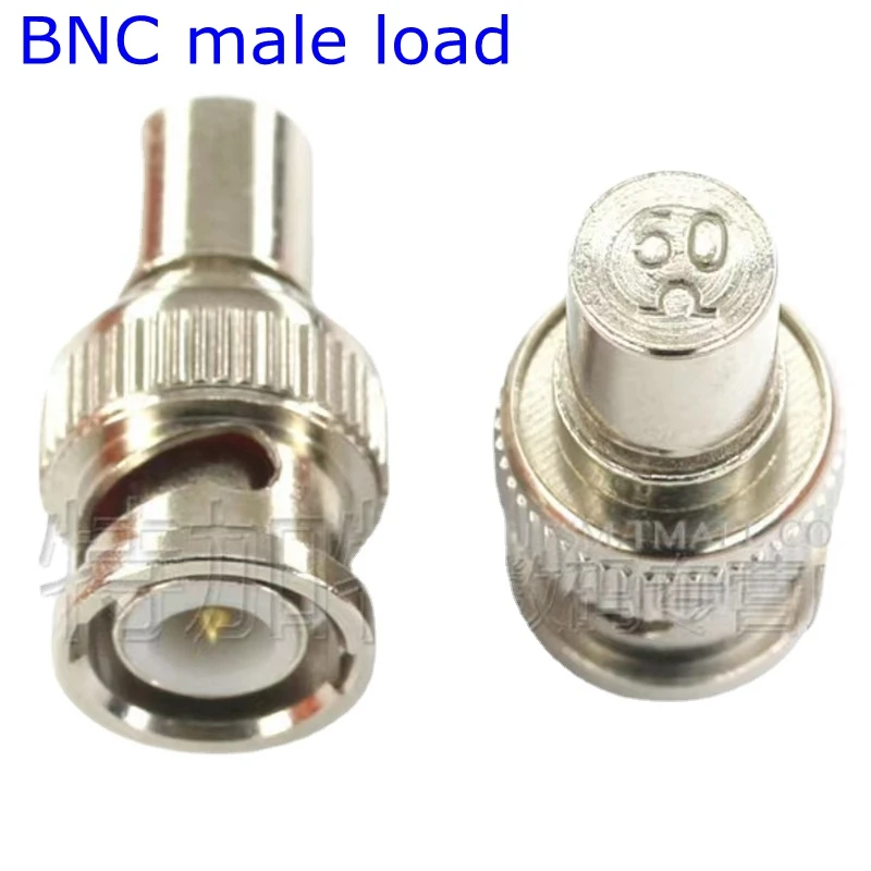 10pcs/lot BNC Male Load Plug Connector Coaxial Brass Resistor Terminator Dummy BNC Male Loads Impedance 50 Ohm Adapter for CCTV 
10pcs/lot BNC Male Load Plug Connector Coaxial Brass Resistor Terminator Dummy BNC Male Loads Impedance 50 Ohm Adapter for CCTV