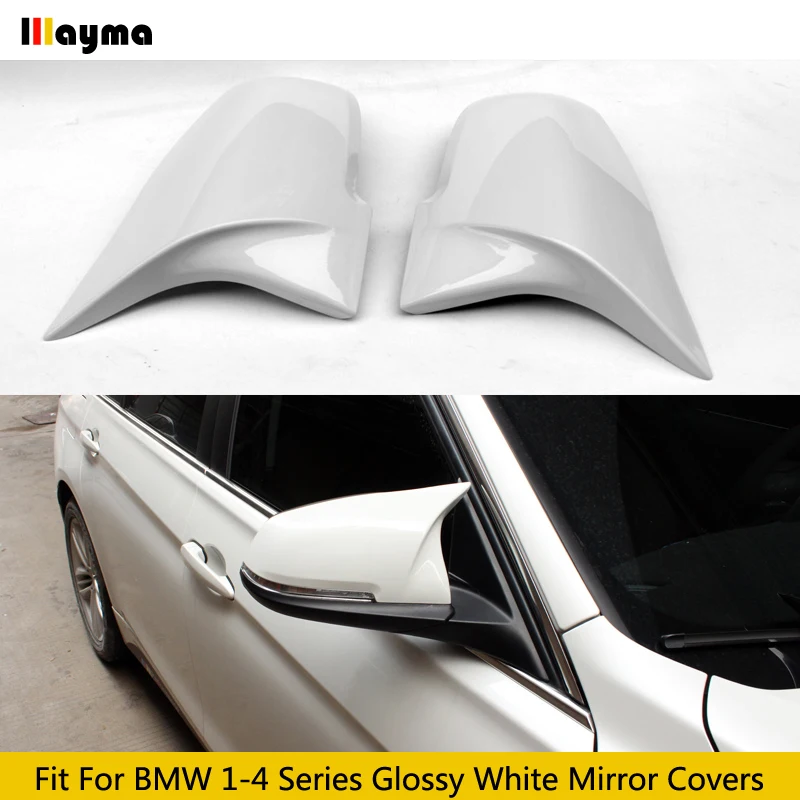 Glossy White Color Plastic Side Mirror Cover For BMW 1 2 3 4 Series F20 F21 F22 F23 F30 F31 F32 F33 F34 F36 Car Rear Mirror Cap
Glossy White Color Plastic Side Mirror Cover For BMW 1 2 3 4 Series F20 F21 F22 F23 F30 F31 F32 F33 F34 F36 Car Rear Mirror Cap