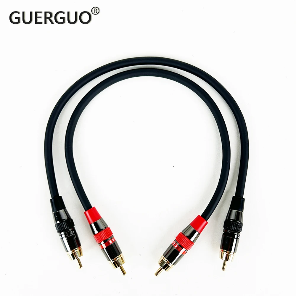 

2PCS/Pair RCA To RCA Cables Male To Male Aux Audio Cable for Home Theater HDTV TV DVD CD Loudspeaker Box Power Amplifier 0.3-20M