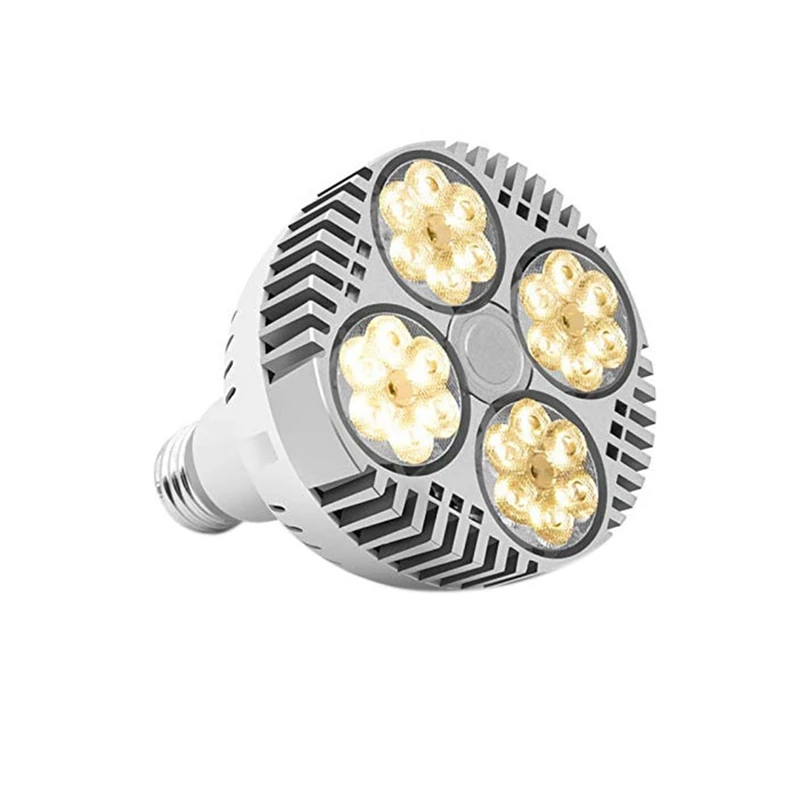

E27 Plant Lamp Light Bulb 35W LED Plant Grow Light Full Spectrum Warm White Light For Indoor Garden Greenhouse