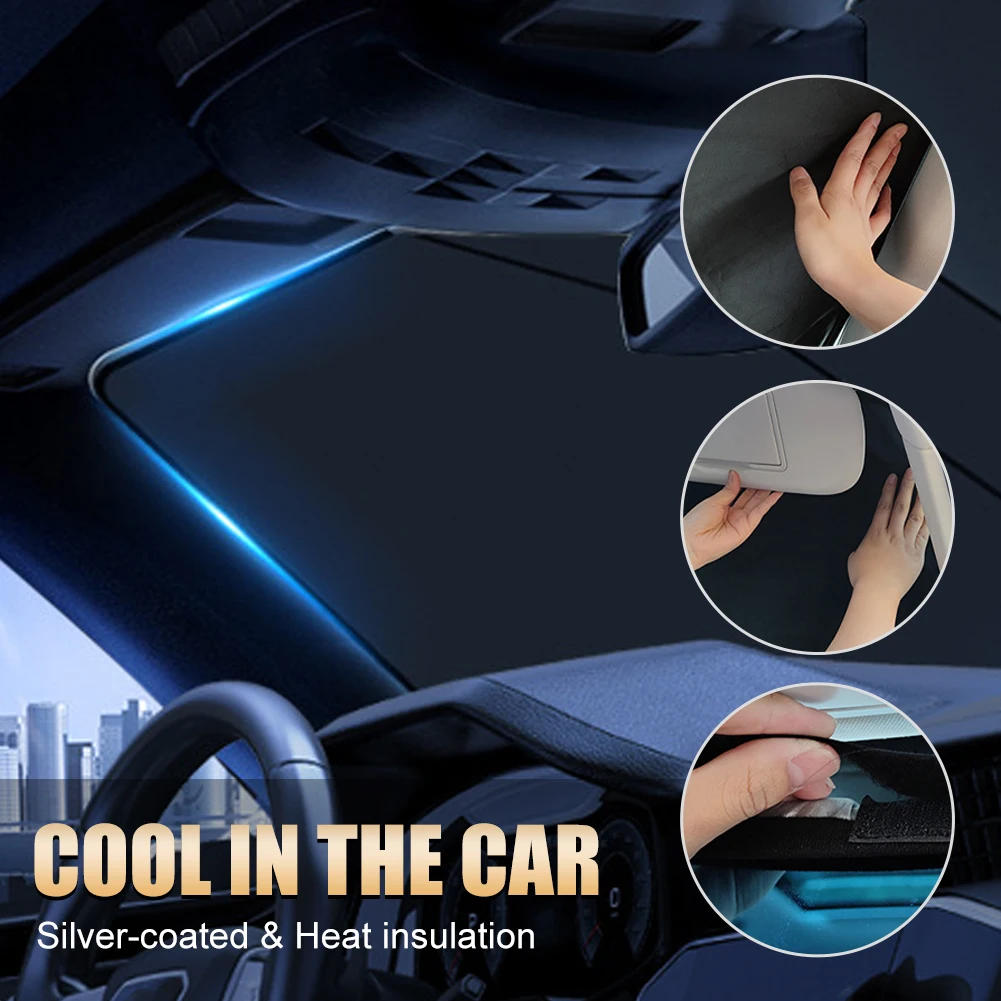 Universal Car Sunshade Front Window Sun Shade Windshield Cover Sun Protector Heat Insulation Auto Accessories 136*65cm/142*80cm
Universal Car Sunshade Front Window Sun Shade Windshield Cover Sun Protector Heat Insulation Auto Accessories 136*65cm/142*80cm
