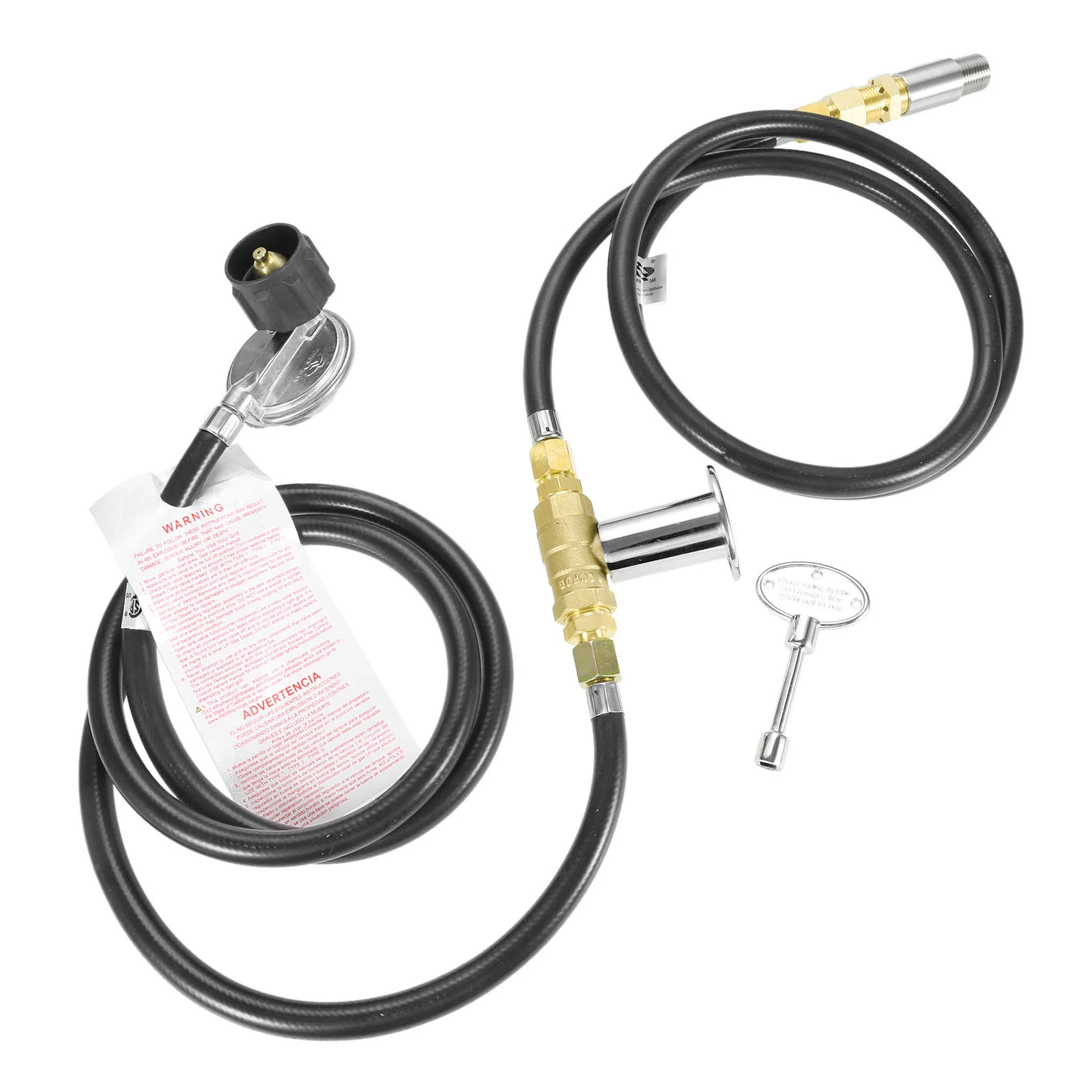 Propane Fire Pit Installation Propane Gas Fire Pit Control System Kit 1/2' Chrome Key Valve for Propane Gas Connection 150K BTU
Propane Fire Pit Installation Propane Gas Fire Pit Control System Kit 1/2' Chrome Key Valve for Propane Gas Connection 150K BTU