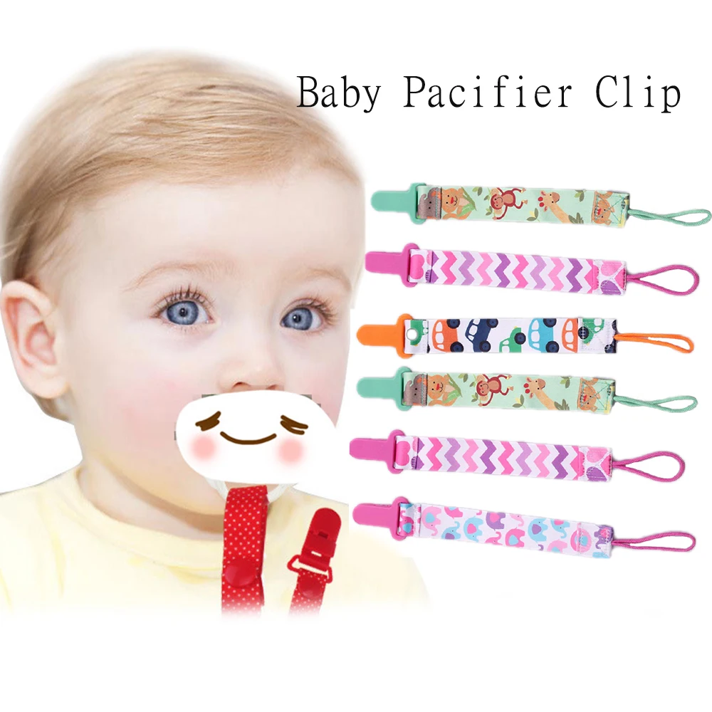 

Print Child 3 Pcs/Set Soother Anti-drop clip Dummy Nipple Holder Baby Pacifier Pacifier Chain Pacifier Clip