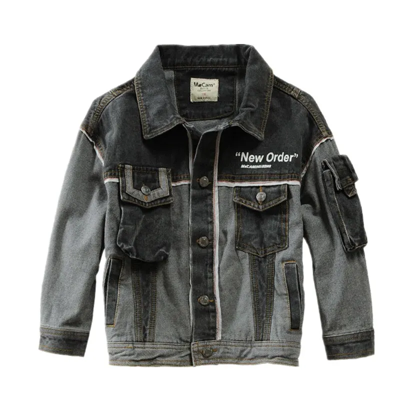 Black Denim Jacket For Boys Muti-Pocket Korean Version Kids Casual Jean Coat For Children's 3-14 Years Cowboy Outwear Streetwear
Black Denim Jacket For Boys Muti-Pocket Korean Version Kids Casual Jean Coat For Children's 3-14 Years Cowboy Outwear Streetwear