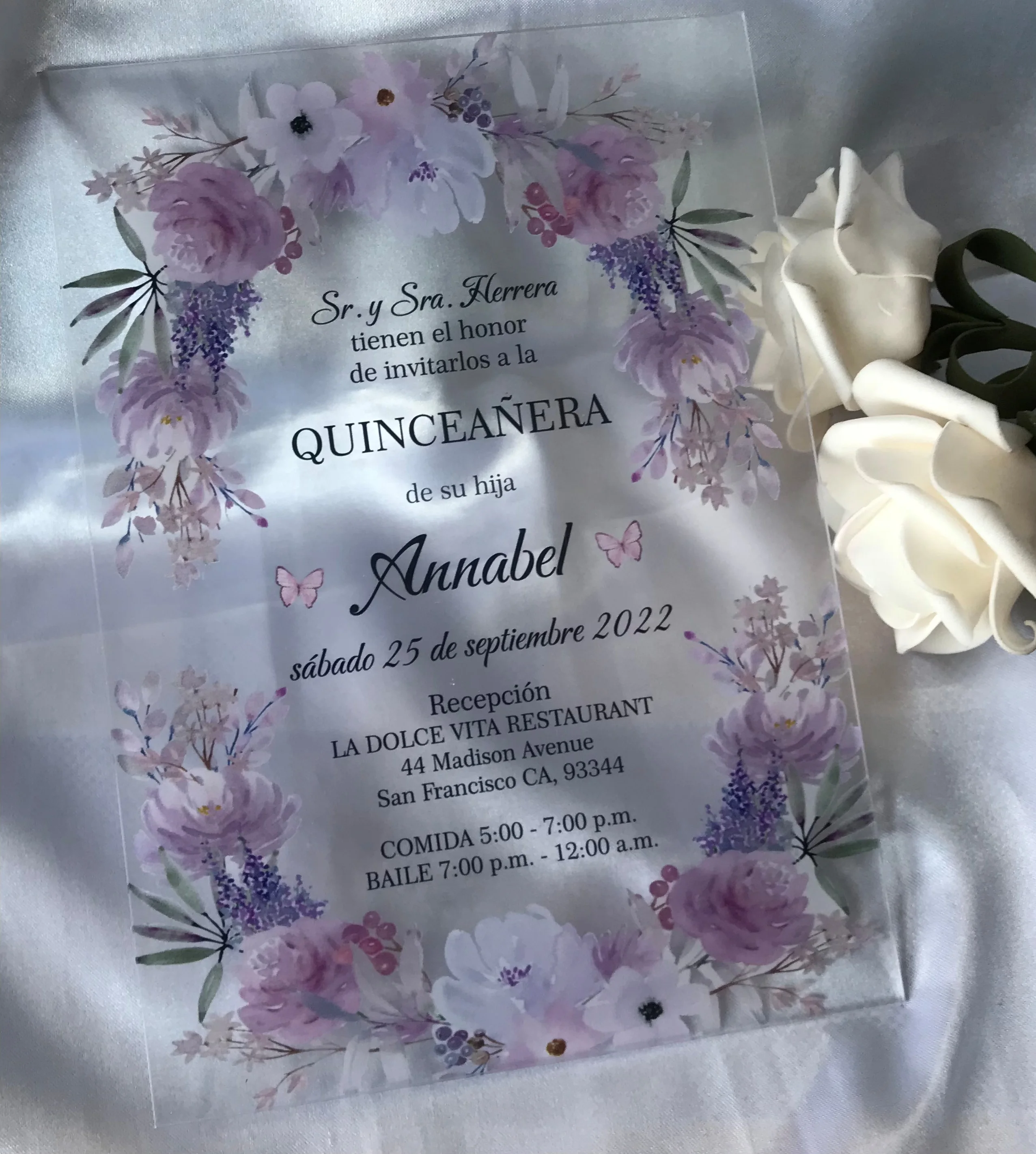 Индивидуальное акриловое приглашение Quinceanera на заказ, 10 шт., приглашение на первый день рождения ребенка
Индивидуальное акриловое приглашение Quinceanera на заказ, 10 шт., приглашение на первый день рождения ребенка