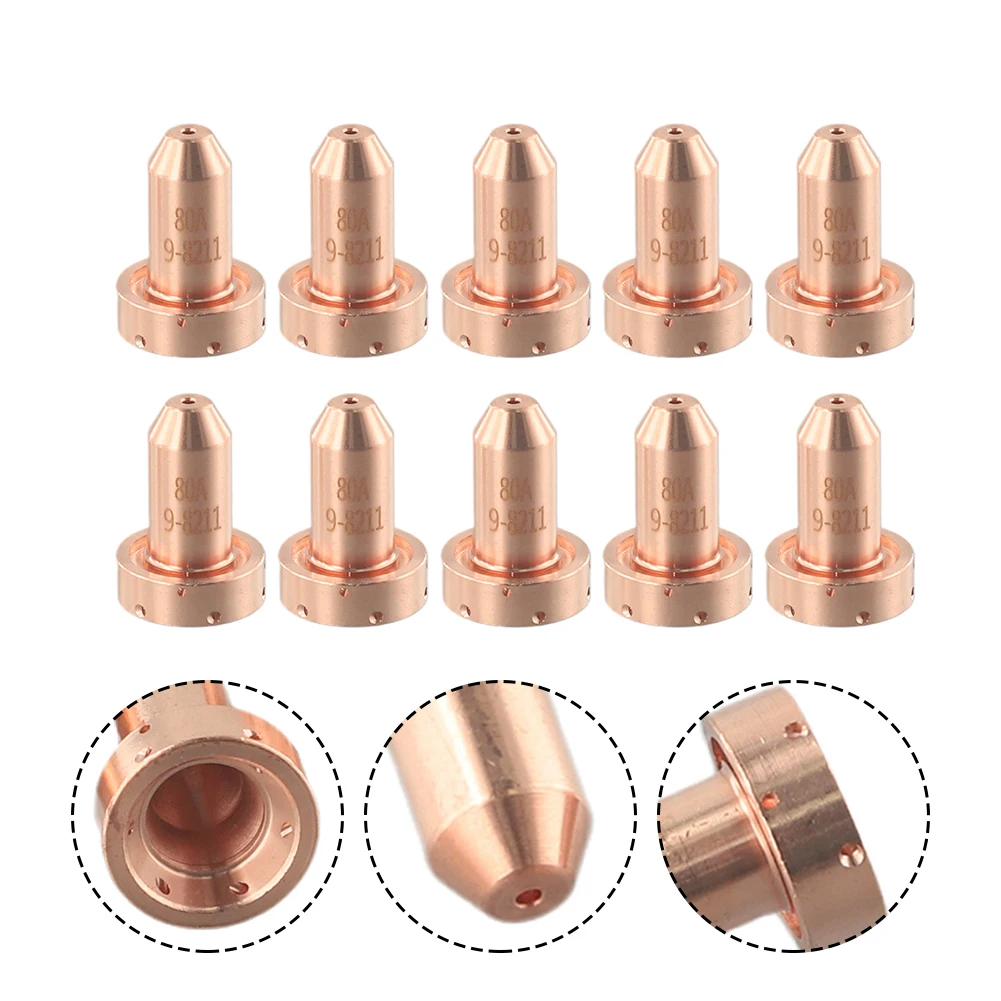 10pcs SL60~100 Plasma Cutting Nozzle Tips 9-8211 For Thermal Dynamics Torch Plasma Cutting Torch Welding Tools Accessories
10pcs SL60~100 Plasma Cutting Nozzle Tips 9-8211 For Thermal Dynamics Torch Plasma Cutting Torch Welding Tools Accessories