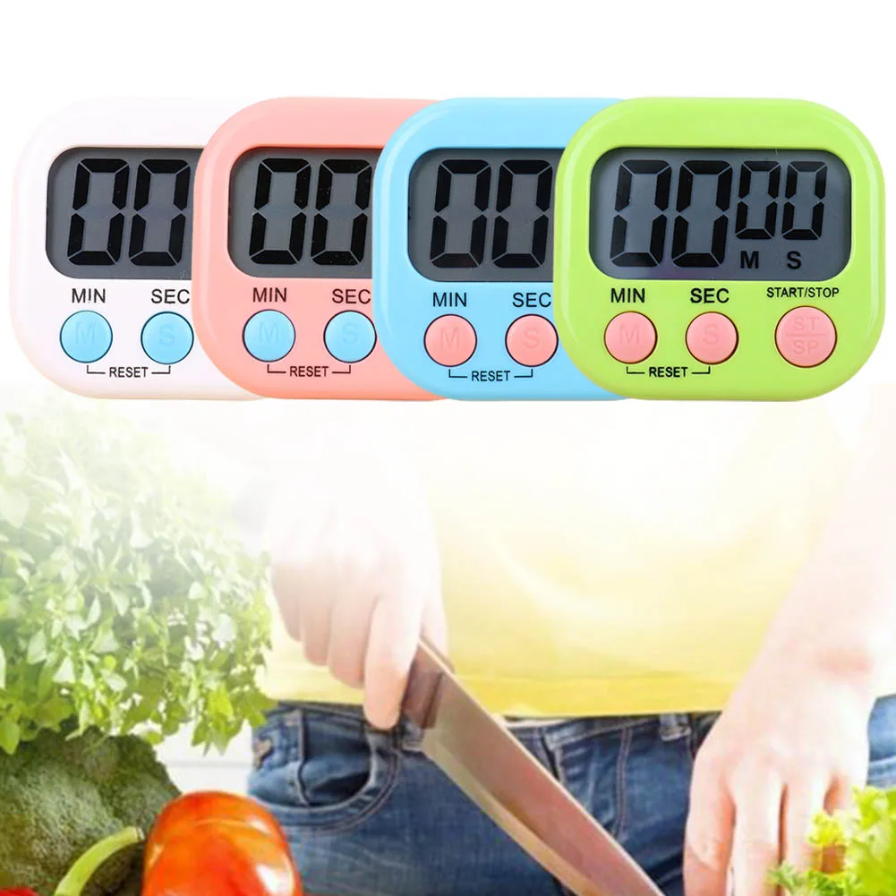 Digital Timer Kitchen Egg Cooking Magnetic Timer Clock Stopwatch Large LCD Digital Loud Alarm Kitchen Tools And Gadgets
Digital Timer Kitchen Egg Cooking Magnetic Timer Clock Stopwatch Large LCD Digital Loud Alarm Kitchen Tools And Gadgets
