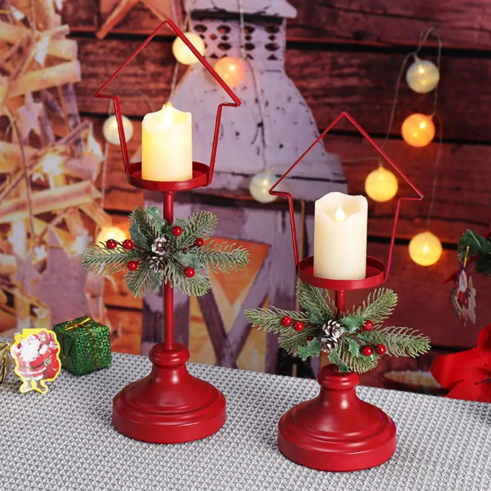 Candle Rack 2Pcs Useful Wear-Resistant Anti-deform Christmas Style Candlestick Ornament Party Supplies
Candle Rack 2Pcs Useful Wear-Resistant Anti-deform Christmas Style Candlestick Ornament Party Supplies