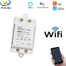 WiFi Smart Light Switch APP Remote Control Breaker Smart Home 220v 10A Timing Domotica Module for Smart Life/Tuya/Alexa/Google
WiFi Smart Light Switch APP Remote Control Breaker Smart Home 220v 10A Timing Domotica Module for Smart Life/Tuya/Alexa/Google