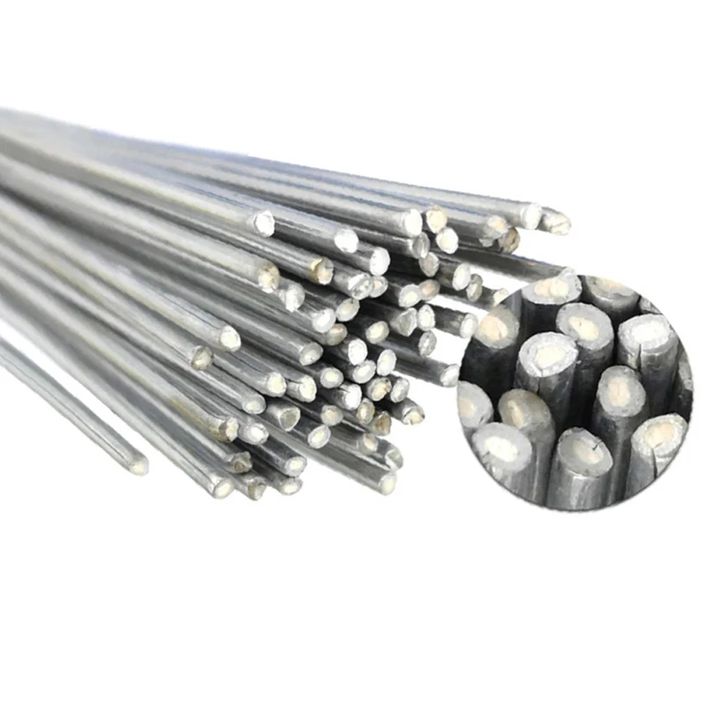 10Pcs Melt Aluminum Welding Rods Flux Cored Wire 500mm 1.6/2mm Low Temperature For Soldering Welding Equipment Accessories
10Pcs Melt Aluminum Welding Rods Flux Cored Wire 500mm 1.6/2mm Low Temperature For Soldering Welding Equipment Accessories