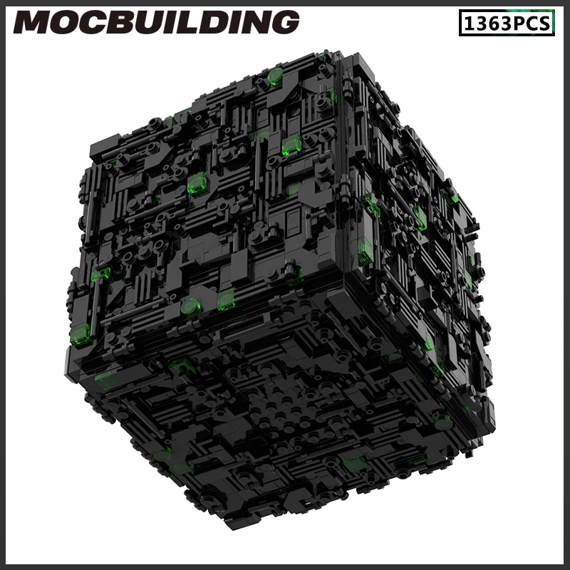 MOC Building Blocks Space Series Borg Cube Spaceship Model DIY Assembly Technology Bricks Collection Toys Christmas Gift Present
MOC Building Blocks Space Series Borg Cube Spaceship Model DIY Assembly Technology Bricks Collection Toys Christmas Gift Present