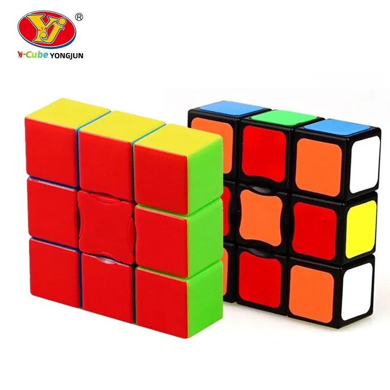 

Yongjun 1x3x3 Hand Fingertip Magic Cube Speed Cubo 1x3 Puzzle Decompression Fidget Finger Cubo Rubix Rotate Toys Kids Adults