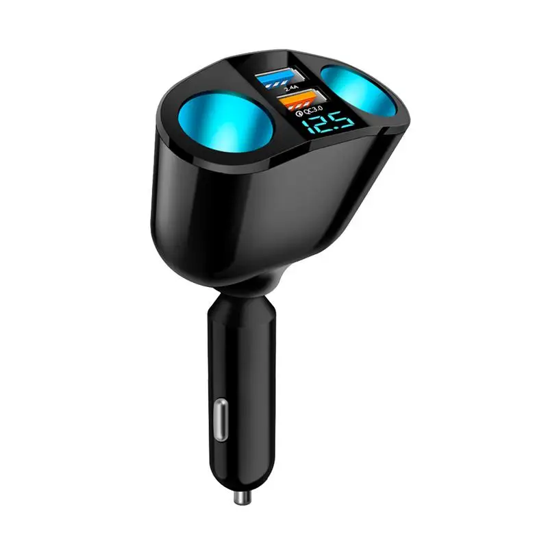 Car Fast Charger 120W 5 In 1 Car Adapter USB C LED Digital Display Multifunction QC3.0 USB PD Car Charger with 2 Lighter Sockets
Car Fast Charger 120W 5 In 1 Car Adapter USB C LED Digital Display Multifunction QC3.0 USB PD Car Charger with 2 Lighter Sockets