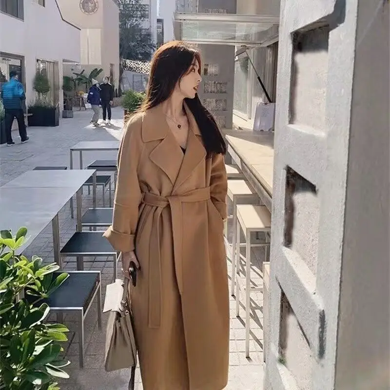 Woolen Coat for Women's Autumn and Winter Haute Couture, Small and Medium Length Knee Length Woolen Coat Long Coat Women
Woolen Coat for Women's Autumn and Winter Haute Couture, Small and Medium Length Knee Length Woolen Coat Long Coat Women