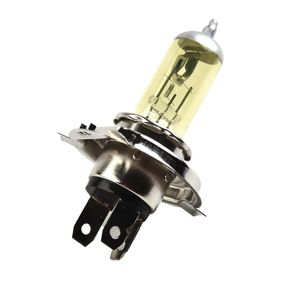 

Car Auto Halogen Headlamp Bulb Lamp Waterproof DC 12V 6A H4 Xenon Headlight Yellow 1pcs 6000K Vibration Resistant