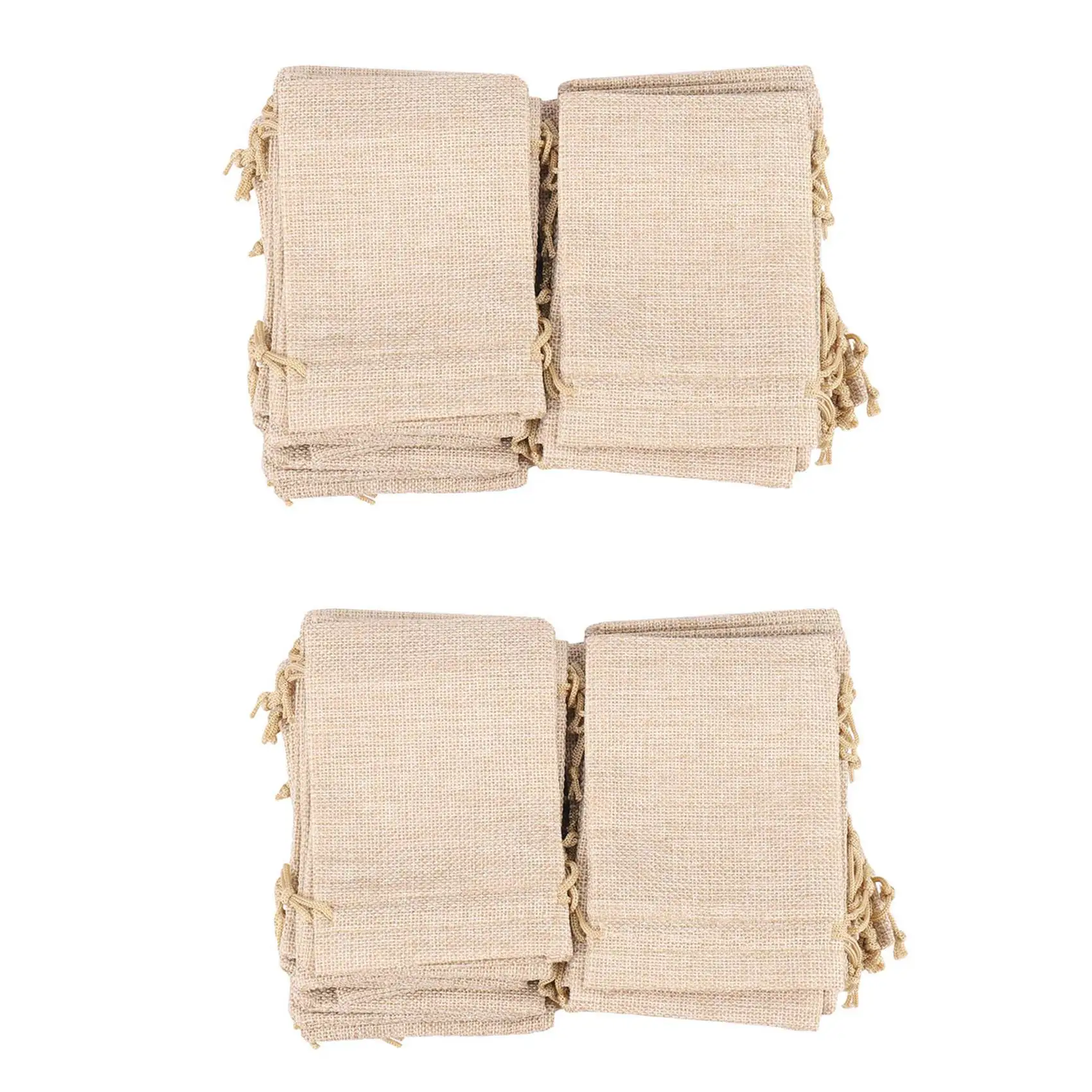 80 Pieces Burlap Bags with Drawstring, 13cmx10cm Burlap Drawstring Gift Bag Jewelry Pouches
80 Pieces Burlap Bags with Drawstring, 13cmx10cm Burlap Drawstring Gift Bag Jewelry Pouches
