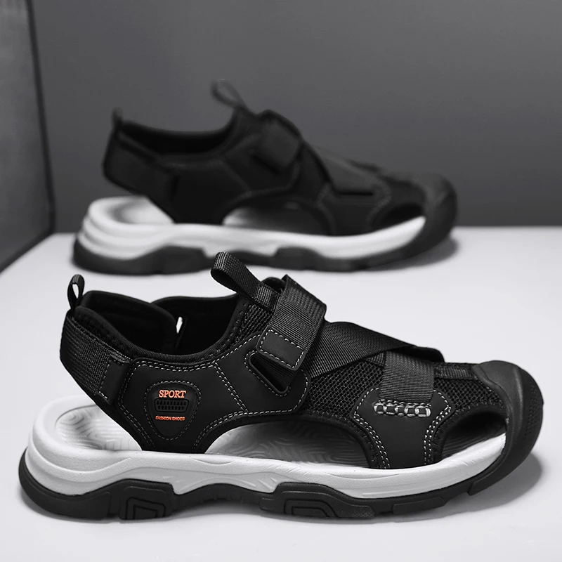Summer Men Sandals Genuine Leather Mens Casual Shoes Outdoor Men Leather Sandals for Men Beach Shoes Roman mens Shoes
Summer Men Sandals Genuine Leather Mens Casual Shoes Outdoor Men Leather Sandals for Men Beach Shoes Roman mens Shoes
