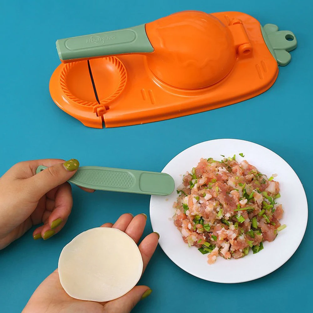 Dumpling Skin Artifact 2 in 1 Dumpling Maker Manual Wrapper Making Plastic Mold Dough Pressing Tool Kitchen Baking Accessories
Dumpling Skin Artifact 2 in 1 Dumpling Maker Manual Wrapper Making Plastic Mold Dough Pressing Tool Kitchen Baking Accessories