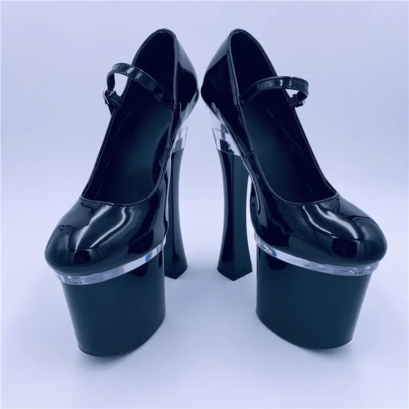 

Special Offer Classic Ankle Strap Platforms Women 18cm Super High Heel Wedding / Party Shoes, Pole Dance Shoes