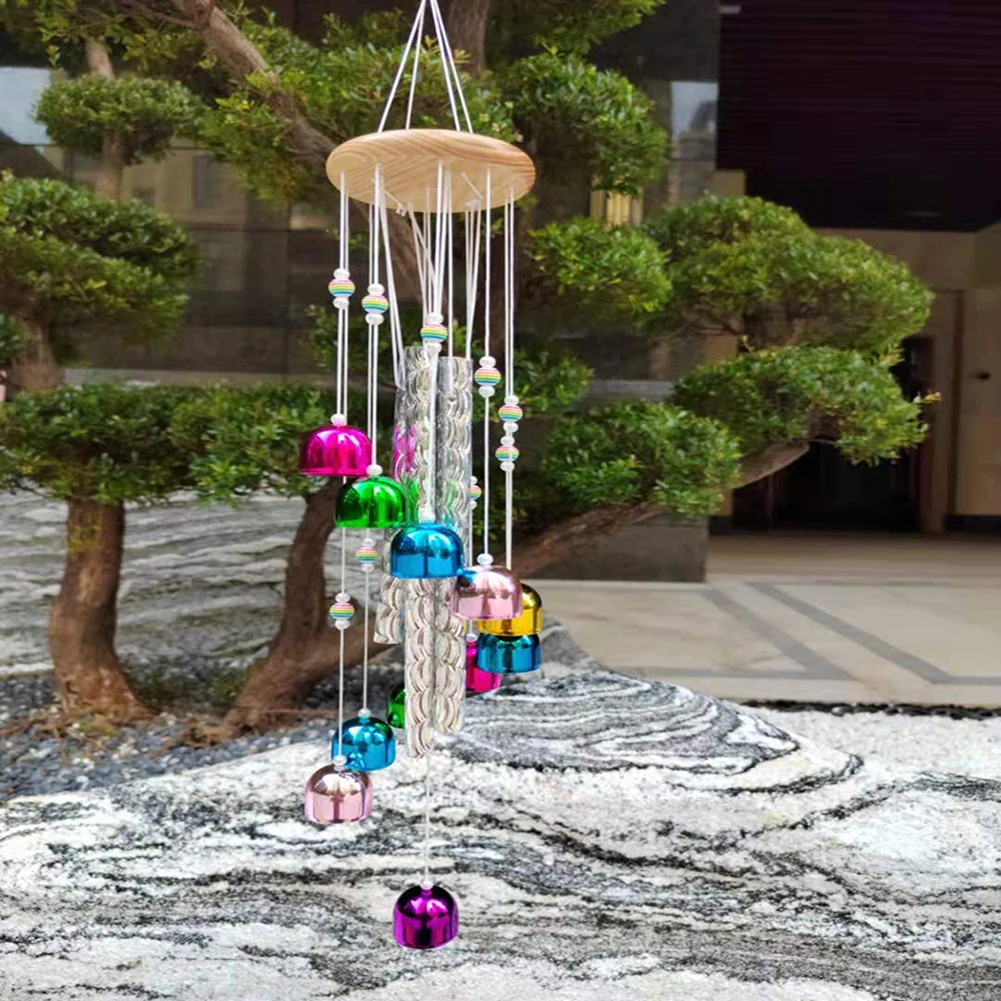 Brand New Wind Chimes Colorful Creative Easy To Hang Gardens Gift Light Weight With 11 Bells With 4 Aluminum Tubes
Brand New Wind Chimes Colorful Creative Easy To Hang Gardens Gift Light Weight With 11 Bells With 4 Aluminum Tubes