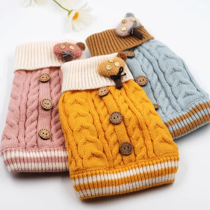 Classic Knitted Pet Sweater Sweet Color Dog Clothes for Small Dogs Winter New Year's Dog Jacket without Sleeves Cat Clothing
Classic Knitted Pet Sweater Sweet Color Dog Clothes for Small Dogs Winter New Year's Dog Jacket without Sleeves Cat Clothing