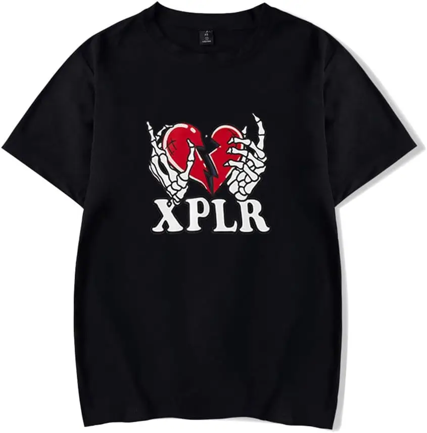 Футболка с круглым вырезом Sam XPLR Merch Colby сердцебиение брейк Повседневная легкая и мягкая для мужчин и женщин
Футболка с круглым вырезом Sam XPLR Merch Colby сердцебиение брейк Повседневная легкая и мягкая для мужчин и женщин