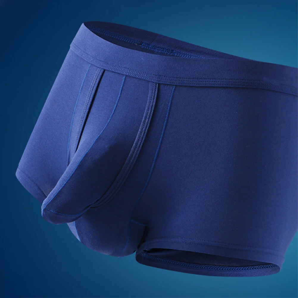 New Mens Elastic Separate Ball Pouch Breathable Comfort Underwear Sport Boxer Trunks Shorts Seamless Solid Men's Boxer Shorts
New Mens Elastic Separate Ball Pouch Breathable Comfort Underwear Sport Boxer Trunks Shorts Seamless Solid Men's Boxer Shorts