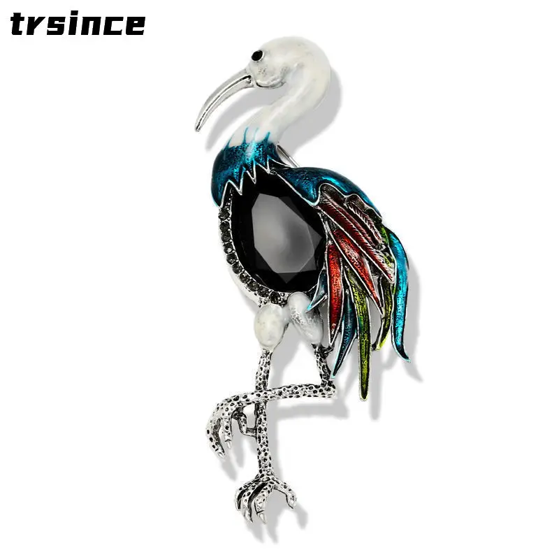 Retro Animal Flamingo Brooch Alloy Red-crowned Crane Brooch for Woman and Man All-match Temperament Suit Accessories
Retro Animal Flamingo Brooch Alloy Red-crowned Crane Brooch for Woman and Man All-match Temperament Suit Accessories