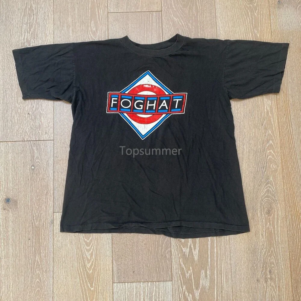 Vintage 90S Foghat T Shirt Size Xl Lonesome Dave’S World Tour Band Tee Black
Vintage 90S Foghat T Shirt Size Xl Lonesome Dave’S World Tour Band Tee Black