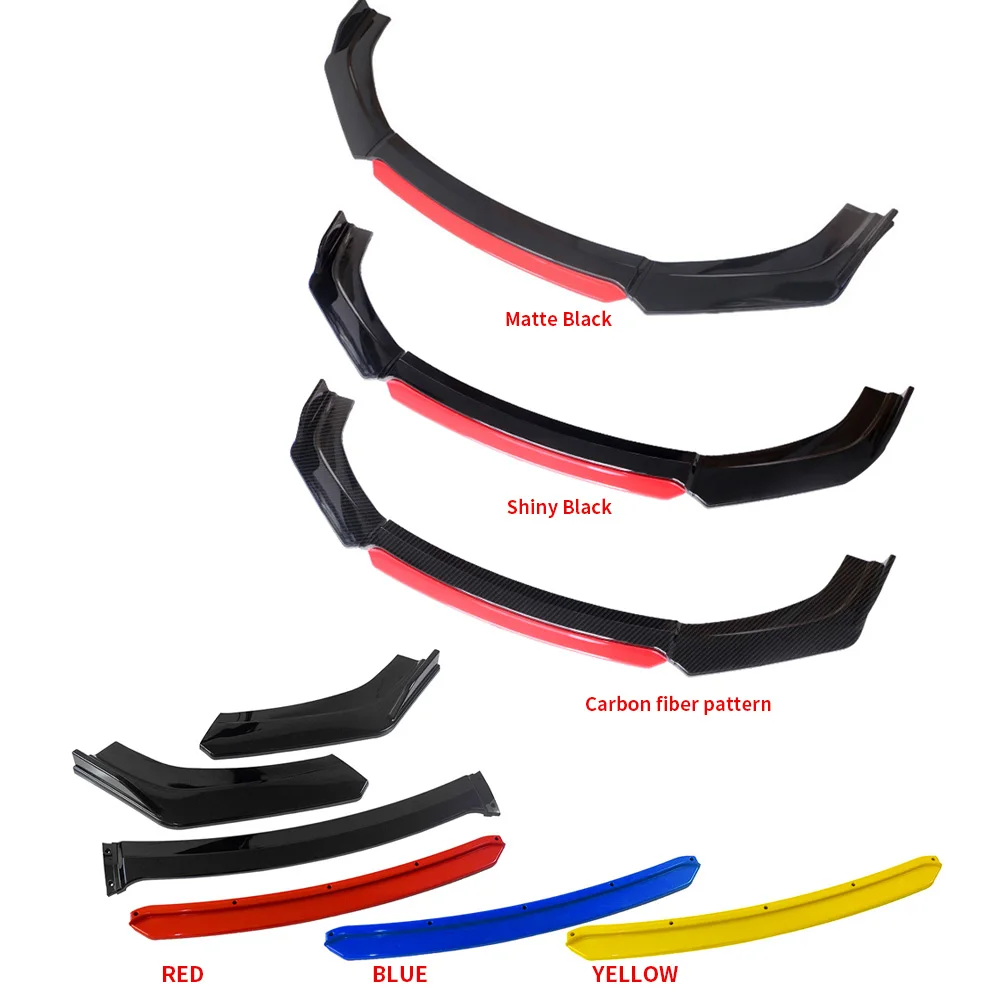 For Honda Civic Sedan FC5 2015-2018 Car Front Bumper 4 pcs Red Lip Splitter Diffuser Lip Body Kit Spoiler Bumpers Protector
For Honda Civic Sedan FC5 2015-2018 Car Front Bumper 4 pcs Red Lip Splitter Diffuser Lip Body Kit Spoiler Bumpers Protector