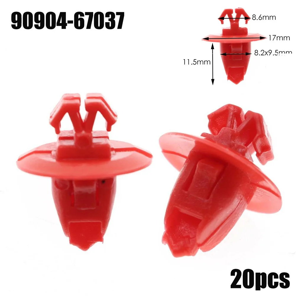 20pcs Car Fender Flare Moulding Retainer Clips 90904-67037 For Toyota Land Cruiser Car Clips Wheel Flare Hood Fender Moulding
20pcs Car Fender Flare Moulding Retainer Clips 90904-67037 For Toyota Land Cruiser Car Clips Wheel Flare Hood Fender Moulding