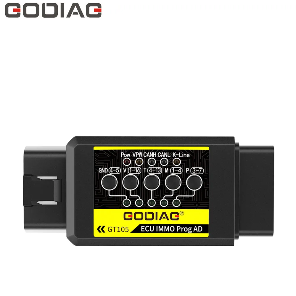 GODIAG ECU IMMO Prog AD GT105 OBD II разрывная коробка Assistant коннектор |