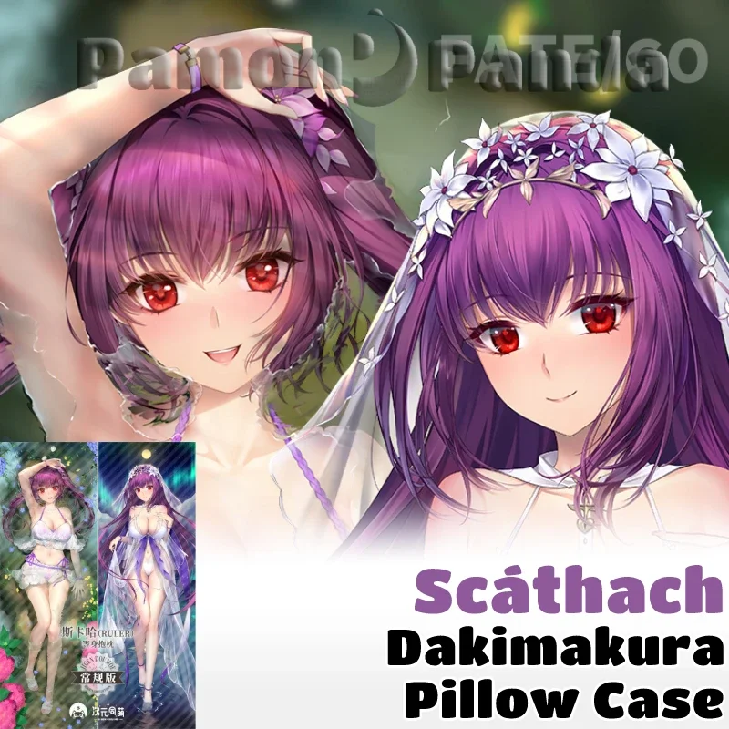 

Scathach Dakimakura FGO Fate Grand Order Pillow Case Sexy Hugging Cushion Cover Otaku Full Body Pillowcase Home Bedding Decor