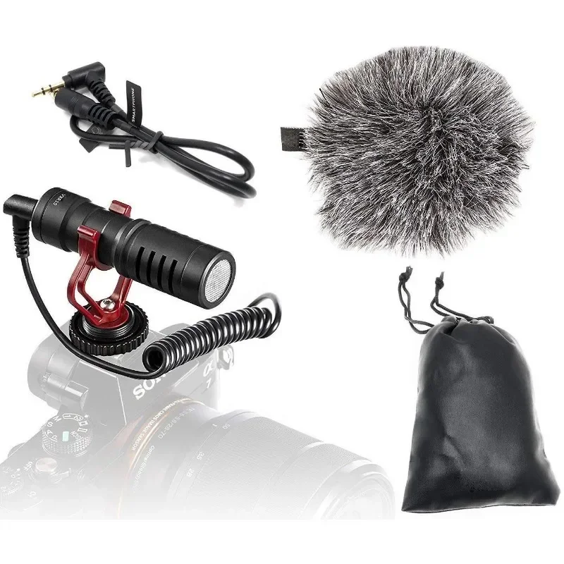 Mini Shotgun Microphone Wired Condenser Mic for Video Recording and Live Interview Camera & Phone External Video Micro
Mini Shotgun Microphone Wired Condenser Mic for Video Recording and Live Interview Camera & Phone External Video Micro
